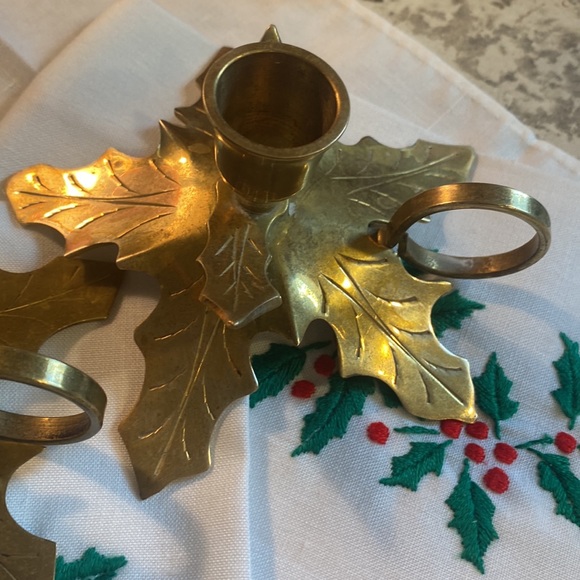 Vintage brass candlestick holders - Picture 3 of 4